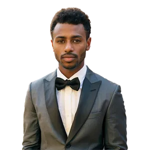 Casual Black Tie Look PNG Ksw PNG
