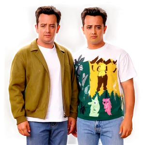 Casual Chandler Bing Outfit PNG 89