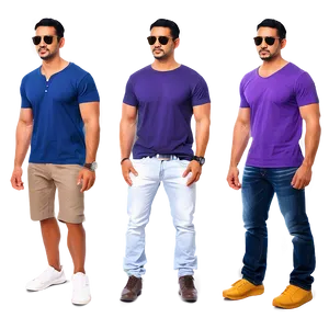 Casual Clothes For Men Png 05242024 PNG image
