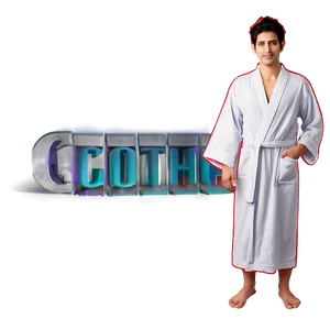 Casual Cotton Robe Png Vcw PNG image