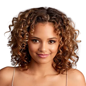 Casual Curly Hair Day PNG 05242024