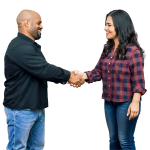 Casual Handshake PNG 05232024 PNG