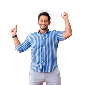 Casual Happy Man PNG Kdj2 PNG