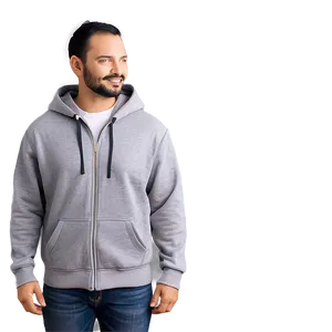 Casual Hoodie Template PNG Gkb85