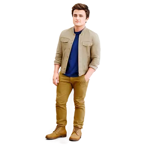 Casual Look Josh Hutcherson Png 06202024 PNG image