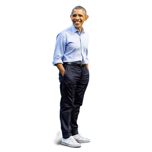 Casual Obama Png 67 PNG image