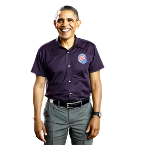Casual Obama Png Lrm54 PNG image
