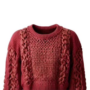 Casual Red Sweater Png Gmg18 PNG image