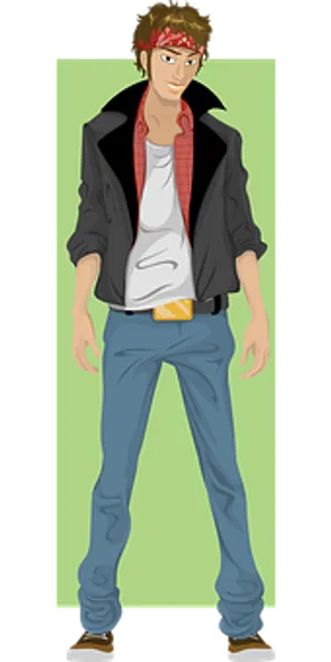 Casual Style Cartoon Man