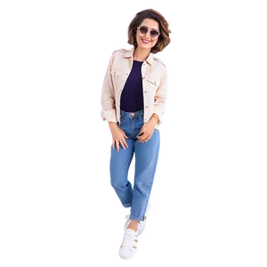 Casual Style Woman PNG 05232024