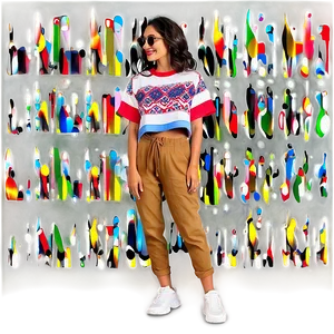 Casual Style Woman PNG Ocn17