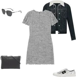 Casual Womens Outfit Flatlay