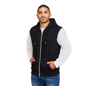 Casual Zip Up Hoodie Png 06292024 PNG image