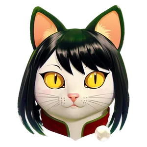 Cat Ear Anime Character PNG 06212024 PNG
