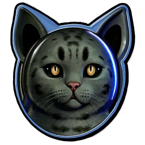 Cat Ear Badge PNG 06212024
