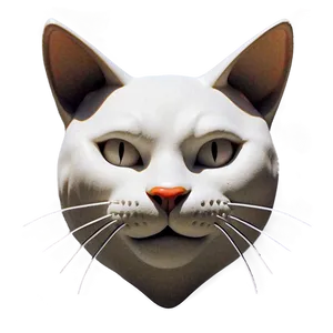 Cat Face Drawing PNG 22
