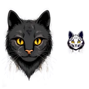 Cat Face Sketch PNG Ixb73 PNG