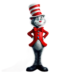 Cat In The Hat Design Png 05252024 PNG image