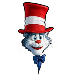 Cat In The Hat Expression Png 05252024 PNG image