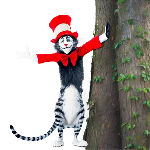 Cat In The Hat Pose Png 42 PNG image