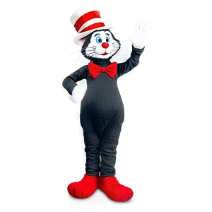 Cat In The Hat Standing Png Ghd7 PNG image