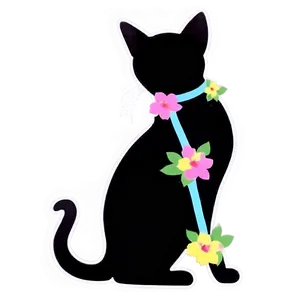 Cat Love Silhouette PNG Elp53 PNG