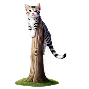 Cat On Tree PNG 05232024 PNG