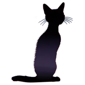 Cat Outline Silhouette PNG Whx92 PNG