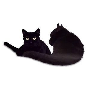 Cat Pair Silhouette PNG 21
