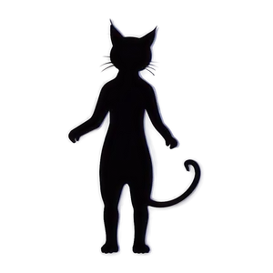 Cat Silhouette Vector PNG Oci63 PNG