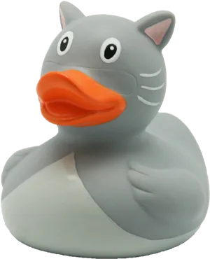 Cat Themed Rubber Duck