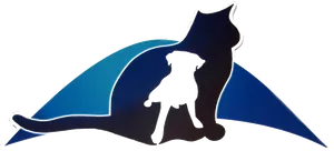 Catand Dog Silhouette PNG image