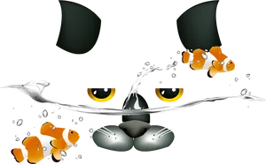 Catand Goldfish Illusion