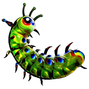 Caterpillar Feeding Frenzy PNG 05232024
