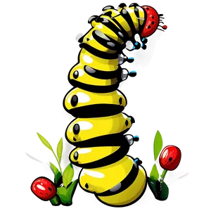 Caterpillar In The Garden PNG 93 PNG