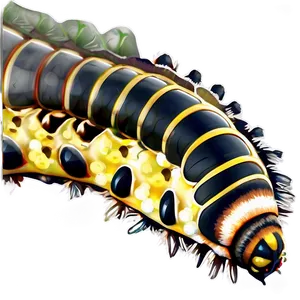 Caterpillar Life Cycle Diagram PNG Pkt