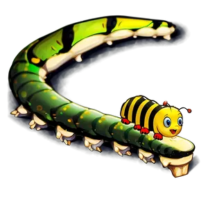 Caterpillar On A Journey PNG Dgi PNG