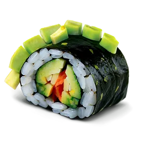 Caterpillar Roll Sushi PNG 65