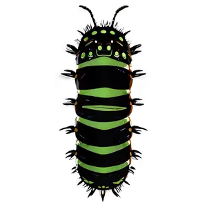 Caterpillar Silhouette PNG Enk