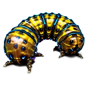 Caterpillar Under Microscope PNG 05232024