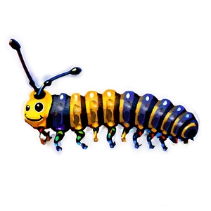 Caterpillar With Antennae PNG 05232024