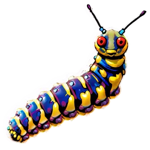 Caterpillar With Antennae PNG 05232024