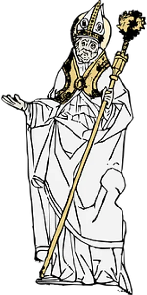 Catholic Bishop Illustration PNG image