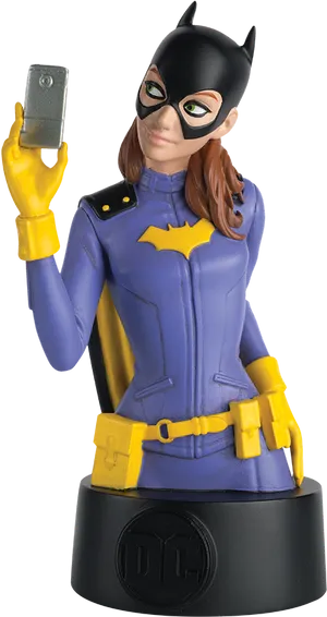 Catwoman Statue Selfie PNG image