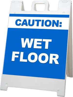 Caution Wet Floor Sign PNG image