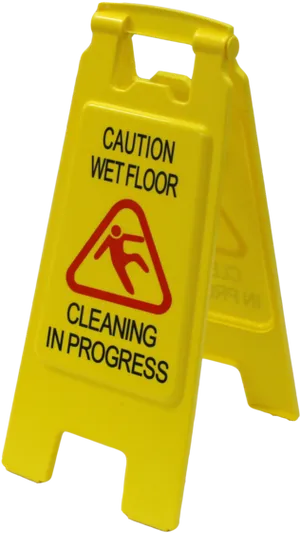 Caution Wet Floor Sign PNG image