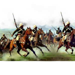 Cavalry Charge Battlefield Png 06252024 PNG image