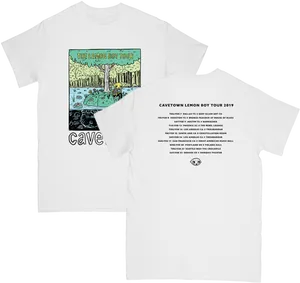 Cavetown Lemon Boy Tour Tshirt Design PNG image