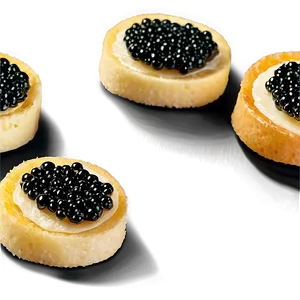 Caviar Canapé PNG 06252024