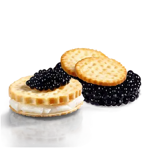 Caviar On Cracker PNG Eoq